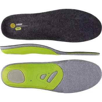 Sjezdové boty Vložky do bot Sidas 3 Feet Merino Mid - černá/bílá M