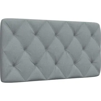 Polštář vidaXL Polštář na čelo postele 100 cm textil [4019208] Barva: světle šedá