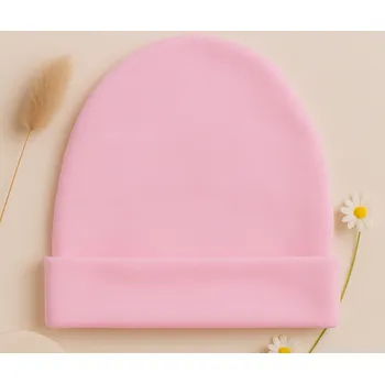 Kojenecká čepice Růžová kojenecká čepička Baby 68