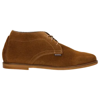 Dámské polobotky Světle Hnědé Dámské Polobotky Z Velurové Kůže Wojas 6406663 40