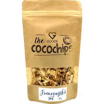 Sušené ovoce Goodie Kokosové chipsy BIO - Francouzská mořská sůl 70 g