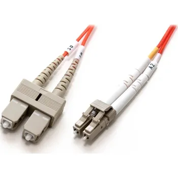 Síťový kabel XtendLan FO patch LC-SC 15m 9/125, duplex, G.652d, LS0H FOP-LCSC-D-15-9