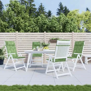 vidaXL Podušky na židli vysoké opěradlo 4 ks královsky oxford [361881] Barva: motiv listu