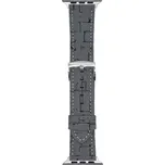 Koženkový řemínek s přezkou pro Apple Watch 38/40/41/42(S10)mm Barva náramku: Šedá