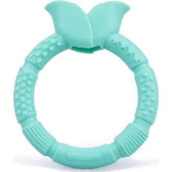GiliGums Silikonové kousátko Květ, mátové