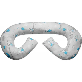 Kojící polštář Kojící polštář/relax. poduška MAXI, Good night Animals, šedý BOY