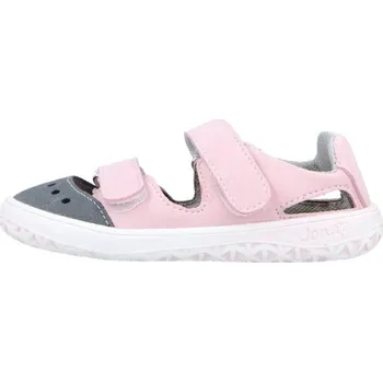 Dívčí sandály Dětské sandály Jonap Fella microfiber světle růžová Velikost boty: 23