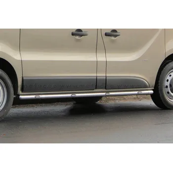 Tuning Boční rámy BRACE-IT ø60mm, 5 oranžových LED | VOLKSWAGEN CRAFTER 07- 16 ( | 3665mm)