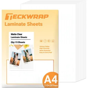 Obalový materiál MATNÉ laminační folie 15ks TeckWrap