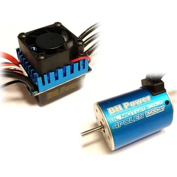 RC náhradní díl Střídavý elektromotor 3650 3900kv+60A (1/10) pro RC auta Combo BH Power