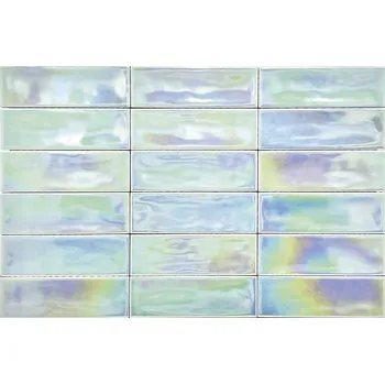 Dlažba MAYOLICA IRIS MAY00941 5 x 15 x 0,8 zelená 0,45 m2