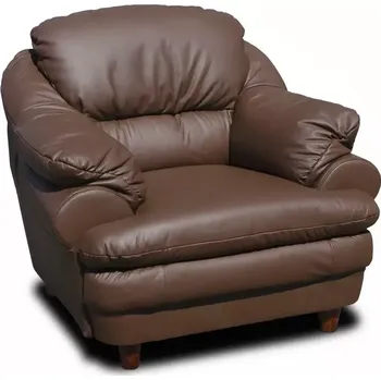 Křeslo ASKONT Jupiter Kožené křeslo hnědé