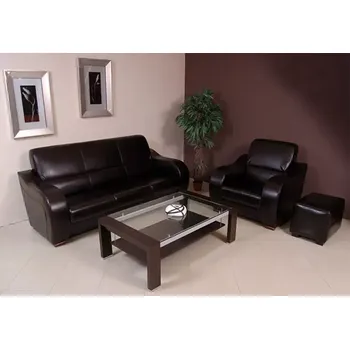 Sedací souprava ASKONT Avenue Kožená sedací souprava 3-1-1 S rozkládáním / bez rozkládání