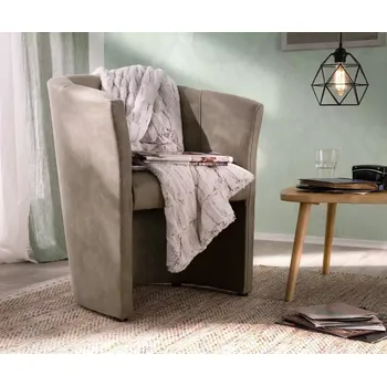 Křeslo Askont Cock: Klubové křeslo taupe