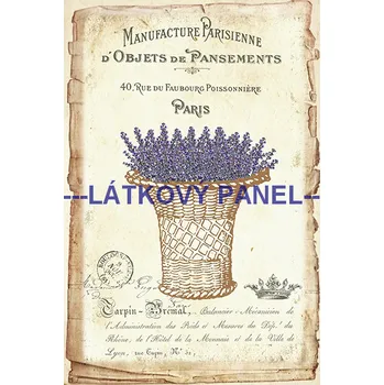 Panel bavlna - LE-293 Velikost: 30x20cm