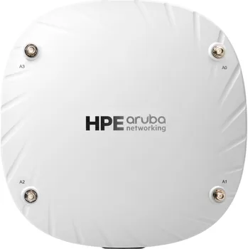 HPE Aruba Networking AP-514 (RW) Access point, vnitřní, 2,4GHz, 5GHz, 802.11ax, MU-MIMO, 1× 2,5GbE RJ-45, 1× GbE RJ-45, 4× RP-SMA, OFDMA, PoE, bílý, (RW) Unified AP Q9H57A