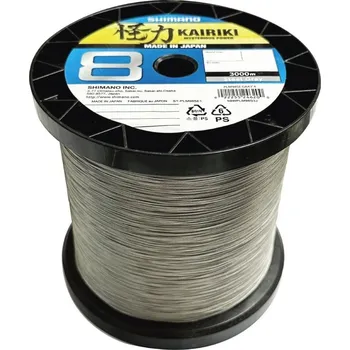 Volný čas Shimano Pletená šňůra Kairiki Steel Gray - METRÁŽ 0,230m 22,5kg