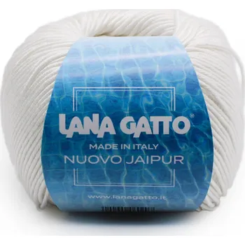 Příze Lana Gatto Nuovo Jaipur 6536 – bianco