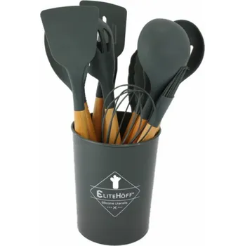 Sada nádobí Elitehoff SADA 12 KUCHYŇSKÝCH NÁDOBÍ VE STOJANU E-6289