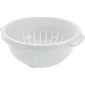 cedník d27x11cm, stojící, bílý, plast Rychlá expedice, doprava zdarma od 999,-