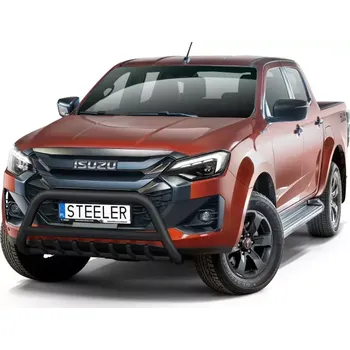 Tuning Ochranný rám "A" s příčkou a nápravnicí ČERNÝ - Isuzu D-Max (2024-)