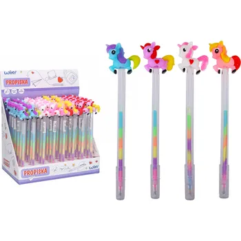 Gelové pero s ozdobou Jednorožec