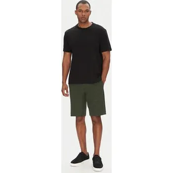 Pánské kraťasy BOSS Šortky z materiálu S_Commuter_10.5 Inch 50540337 Zelená Slim Fit 50