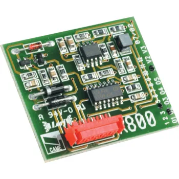 Pohon brány CAME CAME 001R800 Karta, ktorá dekóduje a riadi riadenie prístupu pomocou kódových klávesníc.