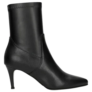 Dámské polobotky Černé Elegantní Kotníkové Boty Na Jehlovém Podpatku Wojas 5501751 38