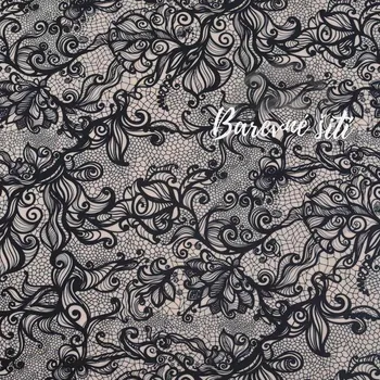 Venezia, Béžovočerná krajka ** (E) (Polyesterový úplet Venezia)