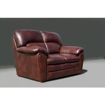 Pohovka Askont Rajko 2M: Kožená pohovka brownish