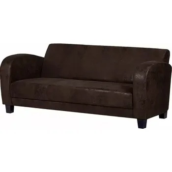 Pohovka ASKONT Antis tmavě hnědá Pohovka 3M