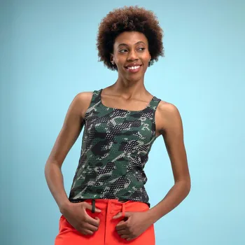 Pánské tričko Triko Krimson Klover Whitney Tank W 2022 - zelená/šedá M