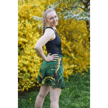 Dámská sukně UTOPY Dámská mini sukně Green Ease Velikost: S