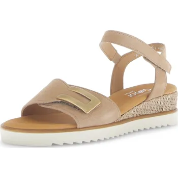 Dámské sandále Dámské sandály na klínku Gabor 62.756.30 béžové 37,5