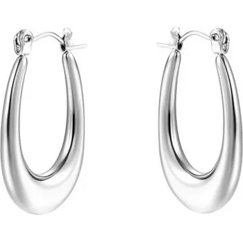 Náušnice Steel Edge Náušnice z chirurgické oceli WJHE1103ST Velikost naušnic: 28mm