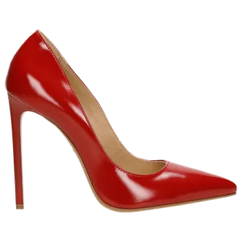 Dámské lodičky Červené Dámské Lodičky Z Kvalitní Hladké Kůže Wojas 3505355 40