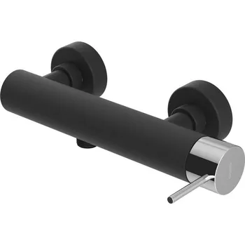 Vodovodní baterie Sapho Ultramix sprchová baterie nástěnná 150 mm černá matná chrom UT011BC