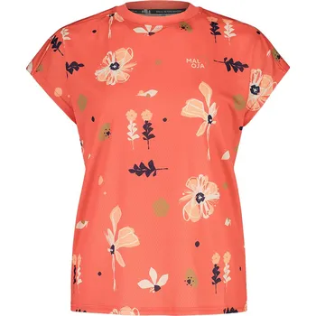 cyklistický dres Cyklistický dres Maloja TennoM. Allmountain Top W - cranberry S