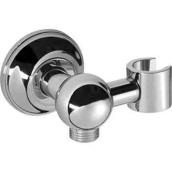 Tyč na sprchový závěs Sapho Antea držák sprchy s vyústěním chrom 981R1