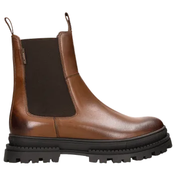 Pánské polobotky Vysoké Pánské Kožené Šněrovací Boty Hnědé Wojas 2001852 40