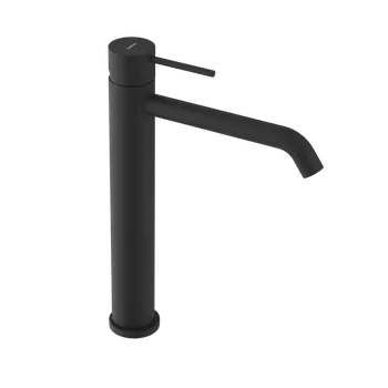Sapho Ultramix umyvadlová baterie stojánková vysoká bez výpusti prodloužená hubice černá matná UT007B
