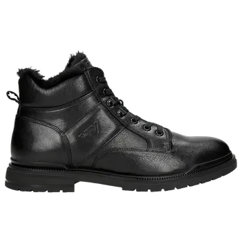 Pánské polobotky Prémiové Kožené Pánské Kotníkové Boty Se Zateplením Wojas 2408871 45