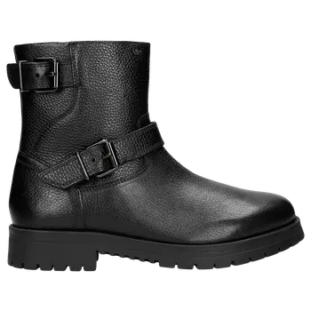 Pánské polobotky Elegantní Pánské Kotníkové Boty Z Kvalitní Černé Kůže Wojas 2002251 43