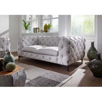 Pohovka Askont Chelsea: Pohovka 2M light gray