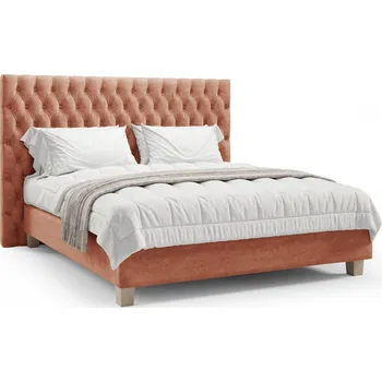 Postel Luxusní boxspringová postel Grand, Peach Blossom, 180x200 cm