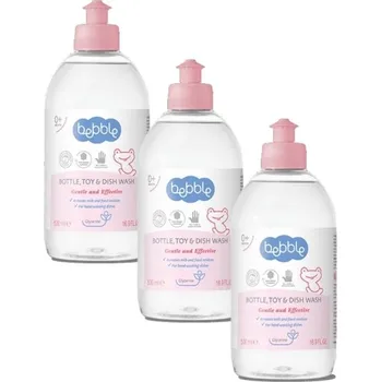 Mycí prostředek Výhodné balení - Mycí prostředek na lahvičky, savičky a hračky - 3x 500 ml