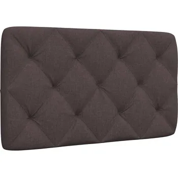 Polštář vidaXL Polštář na čelo postele 90 cm textil [4019198] Barva: tmavě hnědá