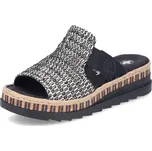 Dámské pantofle na klínku Rieker V7953-00 černé 42