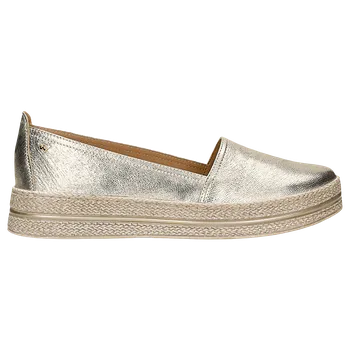 Dámské polobotky Zlaté Dámské Mokasíny Wojas 4627758 37